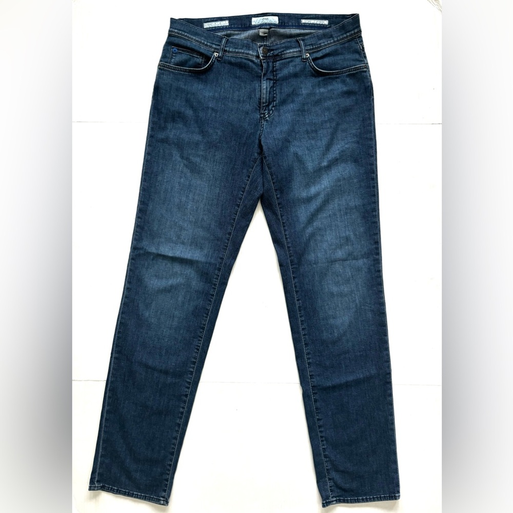 BRAX Feel Good CADIZ Ultralight Jeans Cotton Lyocell Blue Straight Leg Men 36/34